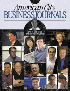 American City Business Journals / Ray Shaw / Advance Publications / The Wall Street Journal / Academic publishing / Newspaper / Publishing / Mass media / News media