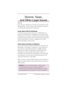 Income tax in Australia / Tax / Qualified domestic relations order / Federal Insurance Contributions Act tax / Economy of the United States / Public economics / Economic policy / Teacher Retirement System of Texas / Social Security / Federal assistance in the United States / Divorce law / Income tax in the United States