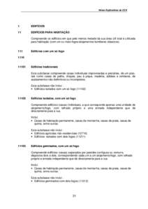 Notas Explicativas da CCA  1 EDIFÍCIOS