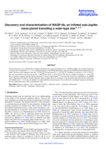 Discovery and characterization of WASP-6b, an inflated sub-Jupiter mass planet transiting a solar-type star