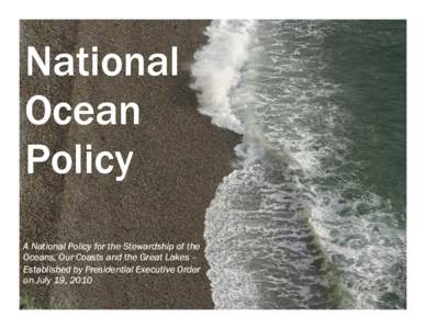 Ecosystem-based management / Earth / Ocean / Environment / Joint Ocean Commission Initiative / Ocean Champions / Oceanography / Physical geography / Marine spatial planning