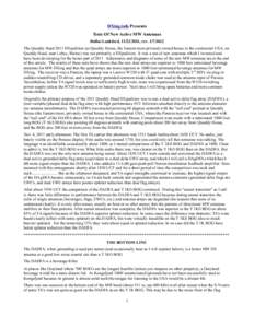 DXing.info Presents Tests Of New Active MW Antennas Dallas Lankford, [removed], rev[removed]The Quoddy Head 2011 DXpedition (at Quoddy House, the Eastern most privately owned house in the continental USA, on Quoddy He