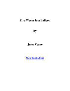 Five Weeks in a Balloon  by