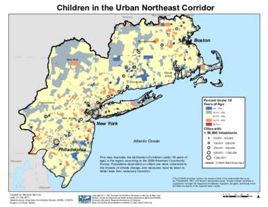 Children in the Urban Northeast Corridor New Hampshire Vermont  Maine