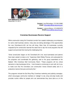 Microsoft Word[removed]Crenshaw Businesses Receive Support