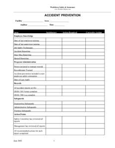 Microsoft Word - Accident Prevention Checklist.doc