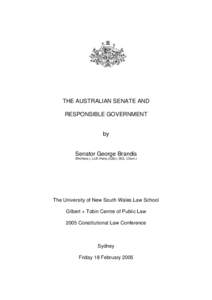 Westminster system / Governments of Australia / Members of the Australian House of Representatives / Labour parties / Double dissolution / William McKell / Australian Senate / Arthur Calwell / Menzies Government / Politics of Australia / Government / Government of Australia