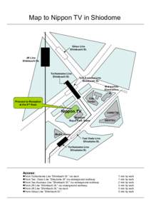 Map to Nippon TV in Shiodome.ppt