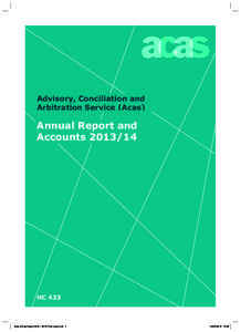 Advisory, Conciliation and Arbitration Service (Acas) Annual Report and Accounts[removed]