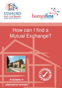 How can I find a Mutual Exchange? Available in alternative formats