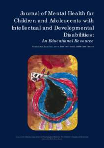 Journal of Mental Health for Children and Adolescents with Intellectual and Developmental Disabilities: An Educational Resource