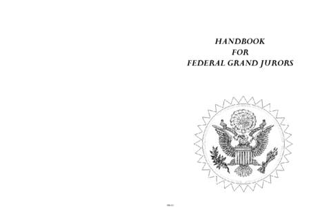 HANDBOOK FOR FEDERAL GRAND JURORS HB-101