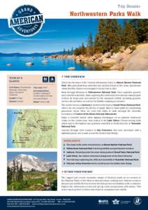 Trip Dossier  Northwestern Parks Walk Tour At a glance: