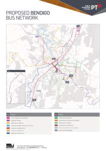 PROPOSED BENDIGO BUS NETWORK To Huntly  Epsom