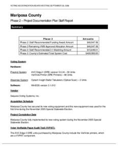 Microsoft Word - PDF_ Mariposa_Phase 2 Staff Report.doc