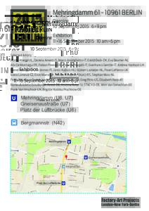 2015 PROJECT BERLIN  MehringdammBERLIN