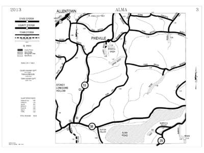 STATE SYSTEM COUNTY SYSTEM TOWN SYSTEM BLACKTOP IMPROVEMENT PROGRAM GRAVEL