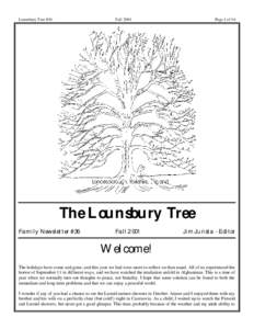 Lounsbury Tree #36  Fall 2001 Page 1 of 16