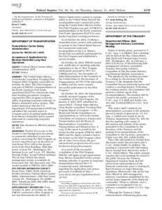 Federal Register / Vol. 80, No[removed]Thursday, January 15, [removed]Notices For the Commission, by the Division of Trading and Markets, pursuant to delegated authority.80 Brent J. Fields, Secretary.