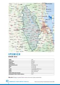 i p s w i ch RI V ER[removed]ACMA On-Air Name Frequency Postal Address