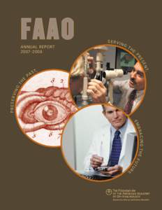 FAAO ANNUAL REPORT[removed]servi