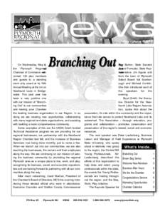 news May - June 2011 Branching Out  On Wednesday, May 4,