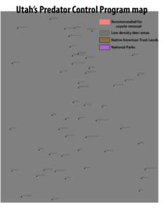 Utah’s Predator Control Program map Snowville Grouse Creek  Tremonton