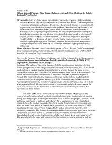 Gazeta Krakowska / Dziennik Polska-Europa-Świat / Lublin / Dziennik Polski / Rzeczpospolita / Publishing / Politics of France / Economy of Norway / Edda Media / Orkla Group / Robert Hersant