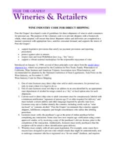 Microsoft Word - WINE INDUSTRY CODE FOR DIRECT SHIPPING.doc