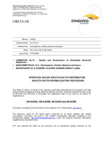 Standards Australia Limited ABN[removed]Level 10, 20 Bridge Street, Sydney NSW 2001 Telephone +[removed]Facsimile +[removed]25 Raglan Street South Melbourne VIC 3205 Telephone +[removed]Facsimi