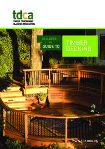 BUILDERS  GUIDE TO TIMBER DECKING