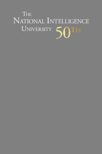 The National Intelligence  University  50