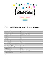 D7.1_Factsheet and Website_v3