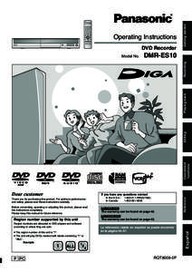 DVD Recorder  DMR-ES10 Convenient functions
