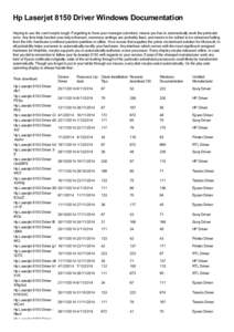 HP LaserJet / Hewlett-Packard / Printer driver / Technology / Computer printers / HP LaserJet 2400 series / Computer hardware / Computing / Device drivers