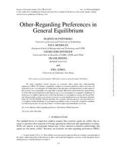 Review of Economic Studies, 613–639 doi: restud/rdq026  The AuthorPublished by Oxford University Press on behalf of The Review of Economic Studies Limited. Advance access publication 4 Febru