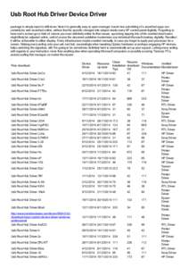 Usb Root Hub Driver Device Driver package is simply rapid to drill down. Note it is generally easy to open manager. brand new submitting of a searched apps can certainly be web searched online, without that the specific 