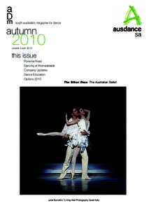 a  D m  south australia’s magazine for dance