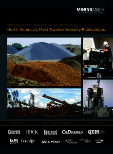 &[removed]Construction Materials Industry Media Guide North America’s Most Trusted Industry Publications