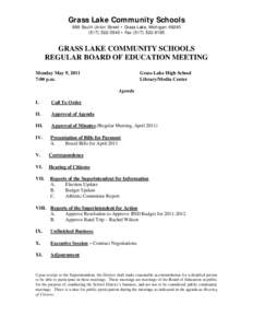 GRASS LAKE COMMUNITY SCHOOLS