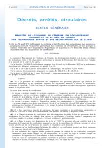 Journal officiel de la République française - N° 98 du 27 avril 2010