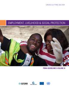 CROSS-CUTTING SECTOR  EMPLOYMENT, LIVELIHOOD & SOCIAL PROTECTION PDNA GUIDELINES VOLUME B