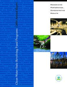 Clean Water State Revolving Fund Programs[removed]Annual Report Management • Alaska Department of Water Infrastructure Finance Authority • • Arkansas Soil and Water Conservation