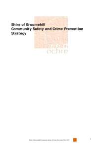 Health / Shire of Broomehill / Shire of Tambellup / Crime prevention / Tambellup /  Western Australia / Centre on Sustainable Consumption and Production / Emergency management / Violence / Broomehill /  Western Australia / Great Southern / States and territories of Australia / Geography of Australia