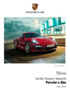 The new Cayman GTS  Jackie Cooper Imports Porsche e-Zine June 2014