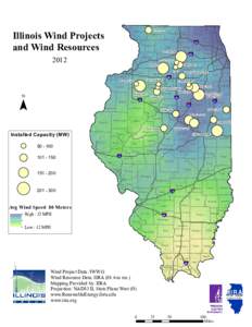 Illinois Wind Projects and Wind Resources EcoGrove I Winnebago Stephenson