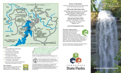 Geography of the United States / Roosevelt State Park / Allegany State Park / New York state parks / Tennessee / Fall Creek Falls State Park