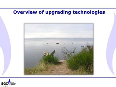 Overview of upgrading technologies  www.sgc.se Swedish Gas Centre