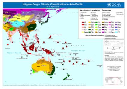 IRAN  Köppen-Geiger Climate Classification in Asia-Pacific OCHA