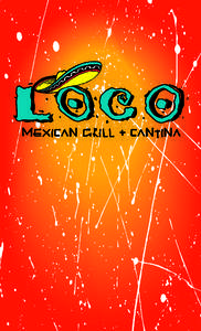 LOCO MEXICAN final menu cover
